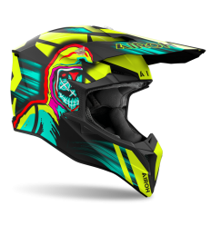 Casco Airoh Wraaap Cyber Amarillo Mate |WRC31|