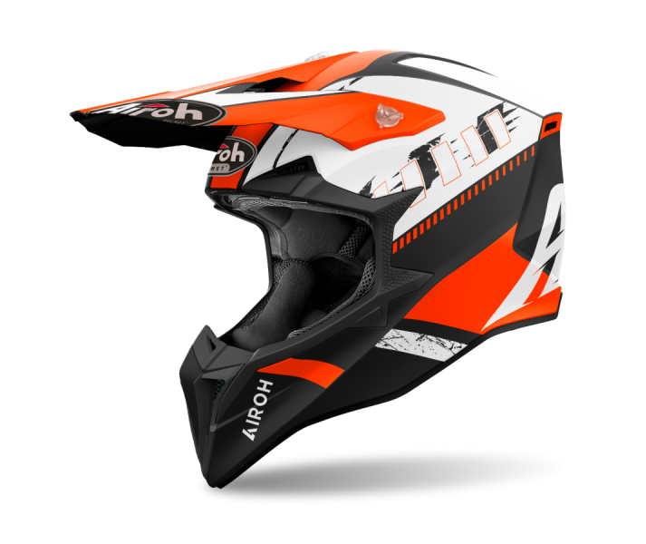 Casco Airoh Wraaap Feel Naranja Mate |WRF32|