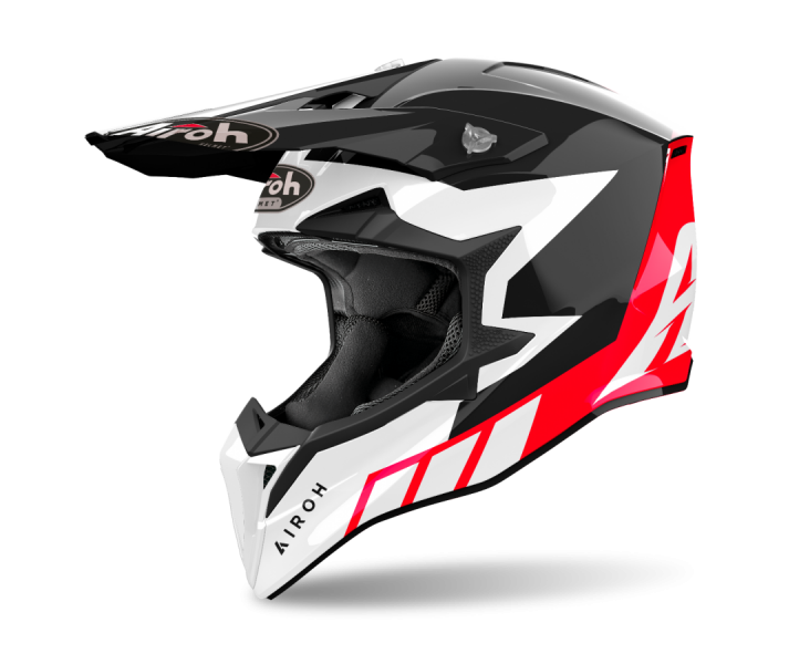 Casco Airoh Wraaap Reloaded Rojo Brillo |WRR55|