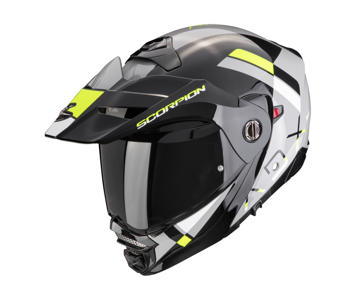 Casco Scorpion ADX 2 Galane Gris Amarillo Neon |89-455-290|