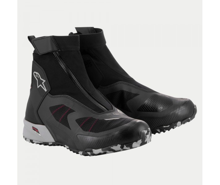 Zapatillas Alpinestars Cr-8 Gore-Tex Negro Gris Rojo Brillo |2338224-1222|