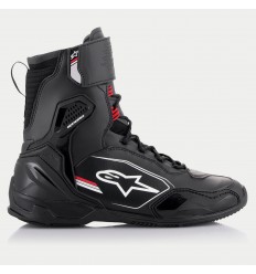 Zapatillas Alpinestars Superfaster Negro Gris Rojo Brillo |2511124-1165|