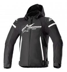 Chaqueta Alpinestars Zaca Waterproof Blanco Negro |3206423-12|