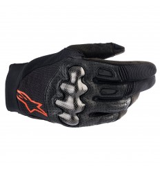 Guantes Alpinestars Megawatt Negro Rojo Fluor |3565023-1030|