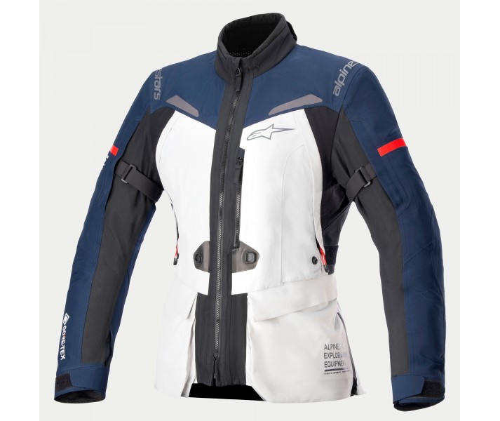 Chaqueta Alpinestars Mujer St-7 2L Gore-Tex Gris Azul Oscuro Negro |3614124-9174