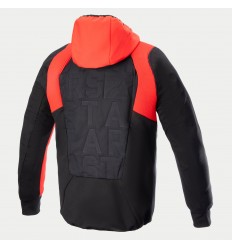 Chaqueta Alpinestars Mo.St.Eq Hybrid Hooded Negro Rojo |4201824-1463|