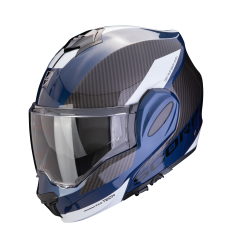 Casco Scorpion Exo-Tech Evo Team Azul Negro Blanco |118-457-170|