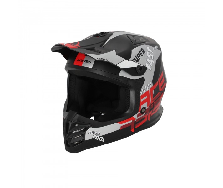 Casco Acerbis Inafntil Profile Negro Rojo |0025401.323|