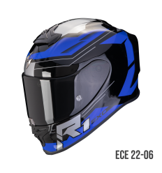 Casco Scorpion EXO R1 Evo Air Blaze Negro Azul |110-441-66|