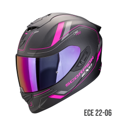 Casco Scorpion EXO 1400 Evo II Carbon Air Mirage Negro Rosa |140-440-179|