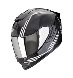 Casco Scorpion Exo 1400 Evo 2 Carbon Air Reika Negro Blanco |140-432-55|