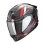 Casco Scorpion Exo 1400 Evo 2 Carbon Air Mirage Negro Rojo Blanco |140-440-101|