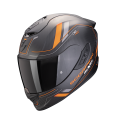 Casco Scorpion Exo 1400 Evo 2 Carbon Air Mirage Negro Naranja |140-440-168|