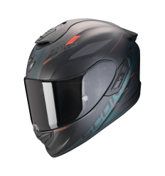 Casco Scorpion Exo 1400 Evo 2 Air Luma Negro Mate Verde |140-443-128|