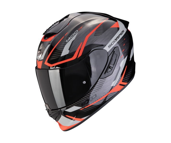 Casco Scorpion Exo 1400 Evo 2 Air Accord Gris Rojo |140-444-318|