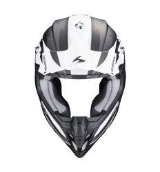 Casco Scorpion Vx 16 Evo Air Slanter Negro Mate Plata |146-431-159|