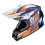 Casco Scorpion Vx 16 Evo Air Slanter Azul Naranja |146-431-204|