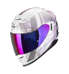 Casco Scorpion Exo 520 Evo Air Fasta Blanco Morado |172-361-321|