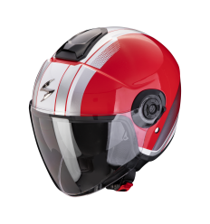 Casco Scorpion Exo-City II Vel Rojo Blanco |183-460-242|