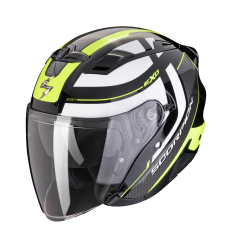 Casco Scorpion Exo 230 Pul Negro Amarillo Fluor |23-454-141|