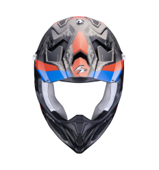 Casco Scorpion Vx 22 Air Cx Negro Mate Azul Rojo |32-438-326|