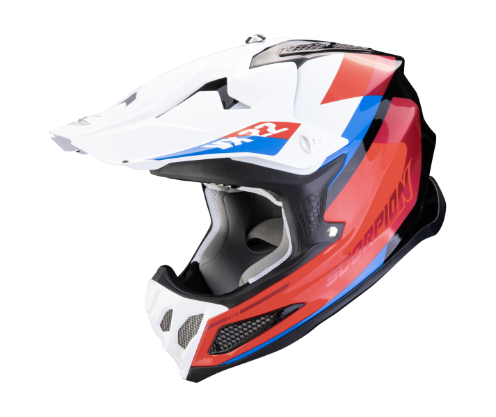 Casco Scorpion Vx 22 Air Beta Negro Rojo Blanco |32-453-101|