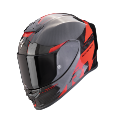 Casco Scorpion Exo R1 Evo Carbon Air Rally Negro Rojo |110-434-24|