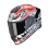 Casco Scorpion Exo R1 Evo Air Zaccone Plata Negro Rojo |110-439-327|