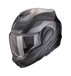 Casco Scorpion Exo-Tech Evo Pro Commuta Negro Mate Plata |119-435-159|