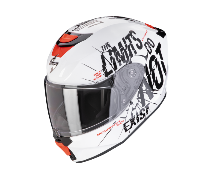 Casco Scorpion Infantil Exo-Jnr Boum Blanco Negro |120-436-55|