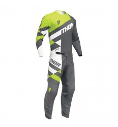 Traje Thor Sector Checker Gris Amarillo Fluor