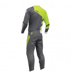 Traje Thor Sector Checker Gris Amarillo Fluor