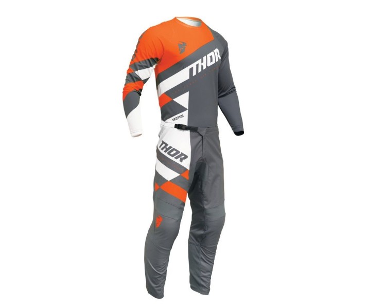 Traje Thor Sector Checker Gris Naranja