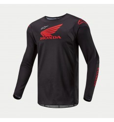 Camiseta Alpinestars Honda Racer Iconic Negro Rojo |3768023-13|