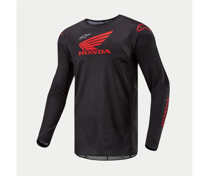 Camiseta Alpinestars Honda Racer Iconic Negro Rojo |3768023-13|