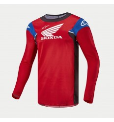 Camiseta Alpinestars Honda Racer Iconic Brillo Rojo Negro Blanco |3768023-3016|