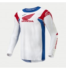 Camiseta Alpinestars Honda Racer Iconic Blanco Azul Rojo Brillo |3768023-2027|