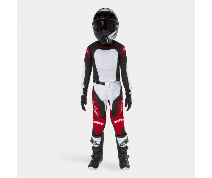 Traje Alpinestars Infantil Racer Ocuri Rojo Blanco Negro