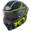 Casco Kyt R2R Concept Negro Mate Amarillo |Y6R20010|