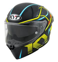 Casco Kyt R2R Concept Negro Mate Amarillo |Y6R20010|