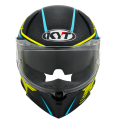 Casco Kyt R2R Concept Negro Mate Amarillo |Y6R20010|