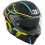 Casco Kyt R2R Concept Negro Mate Amarillo |Y6R20010|