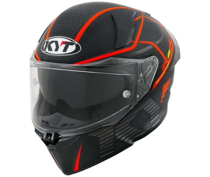 Casco Kyt R2R Concept Negro Mate Rojo |Y6R20008|