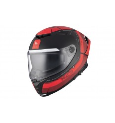 Casco Mt Thunder 4 Sv R25 B35 Rojo Negro Brillo |1308A991351|