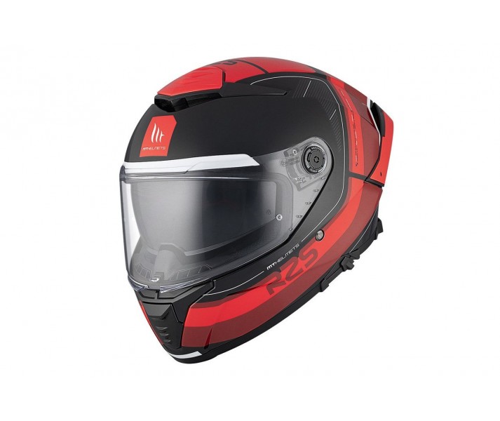 Casco Mt Thunder 4 Sv R25 B35 Rojo Negro Brillo |1308A991351|