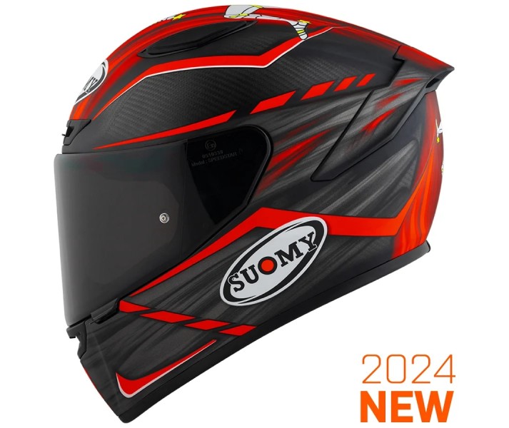 Casco Suomy Tx-Pro Replica Johnson Rojo Mate |K6TX0010|