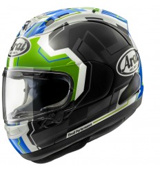 Casco Arai Rx7V Evo Jr65 Verde Negro Blanco |800783600|