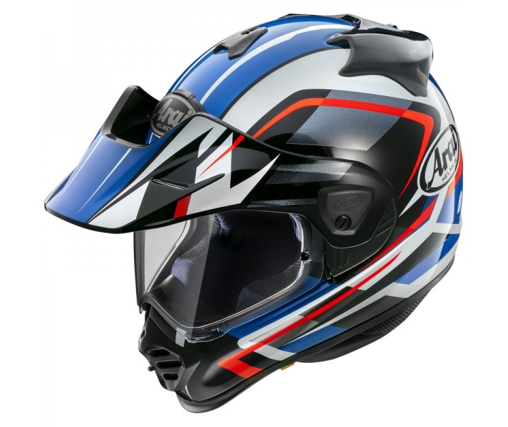 Casco Arai Tour-X5 Discovery Blanco Rojo Azul |800893300|