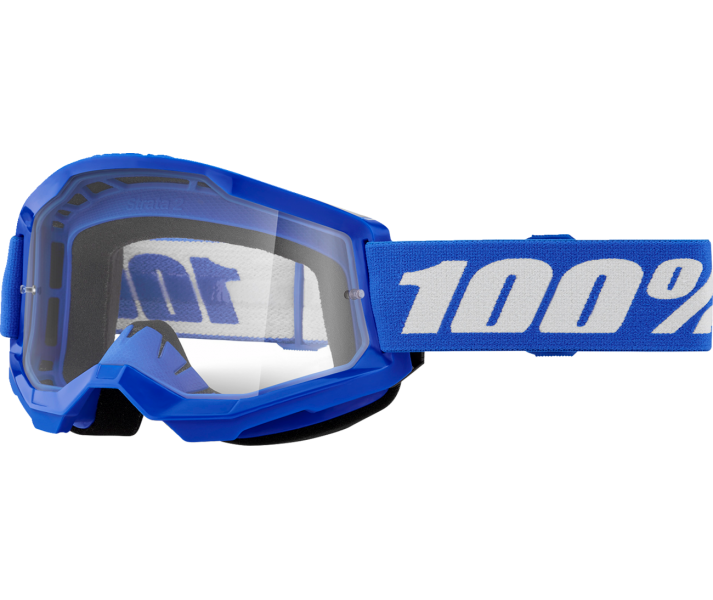 Máscara 100% Strata 2 Azul Lente Transparente |26013479|