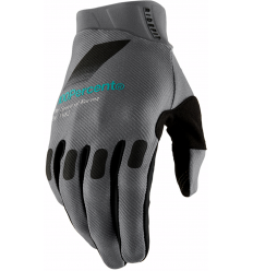 Guantes 100% Ridefit Petrol Gris Negro |33307819|